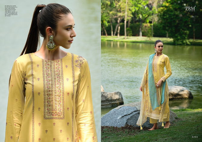 Nazreen By Prm Trendz Dress Material Catalog